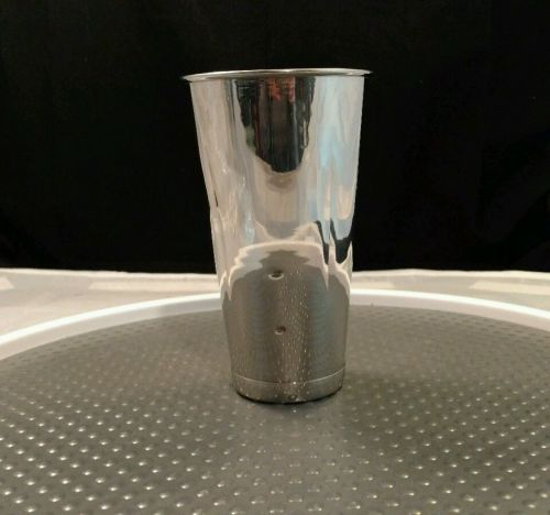 New! vollrath stainless steel malt milkshake ice cream cup shaker 30 oz #48070 for sale