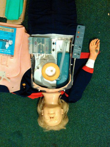 FIRST AID RESCUE ADULT CPR MANIKIN  RESUSCI ANNE BY LAERDAL WITH CASE