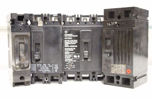 Lot 4) Westinghouse General electric Circuit Breaker MCP13300R EHB2100 TED124030