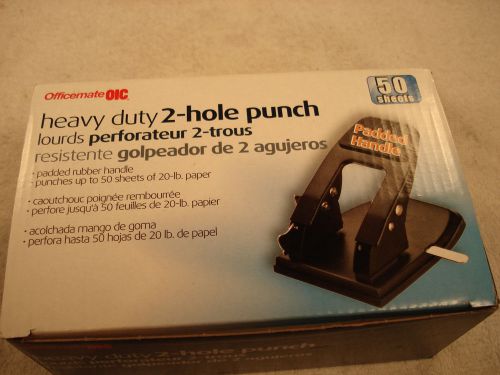Officemate OIC Heavy Duty 2-Hole Punch