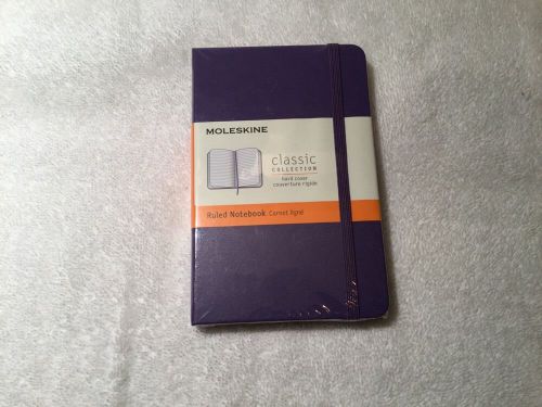 Moleskine Notebook - Pocket - Ruled - Brilliant - Violet - Hard
