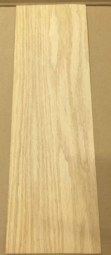 Red Oak wood veneer 4&#034; x 14&#034; on paper backer &#034;A&#034; grade quality 1/40th&#034; thickness