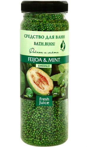 Body SPA Bath Beads Bath Bijou Emerald Feijoa &amp; Mint Fresh Juice Sprite NEW!!