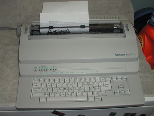 BROTHER EM-530 BUSINESS CLASS ELECTRIC TYPEWRITER