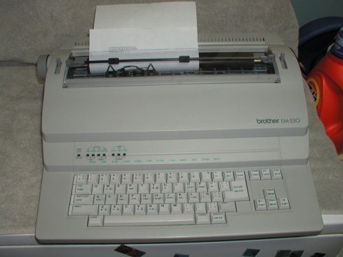 BROTHER EM-530 BUSINESS CLASS ELECTRIC TYPEWRITER