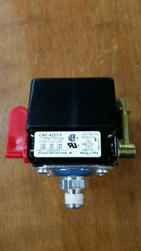 Cac-4221-3 125 psi air compressor pressure switch for sale