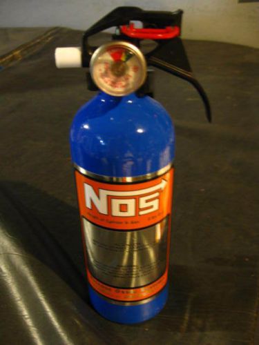 NEW Fire Extinguisher Looks Like NOS NITROUS BOTTLE DECAL Hot Rat Rod Car Show