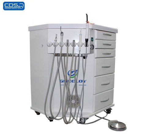 Mobile dental delivery system cart unit + fiber optic handpiece tubing zzli-0026 for sale