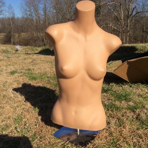Female mannequin torso form partial Adjustable Stand