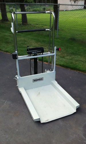 Roughneck Ultra Low-Profile Lift Table Cart - 1,000-Lb. Capacity