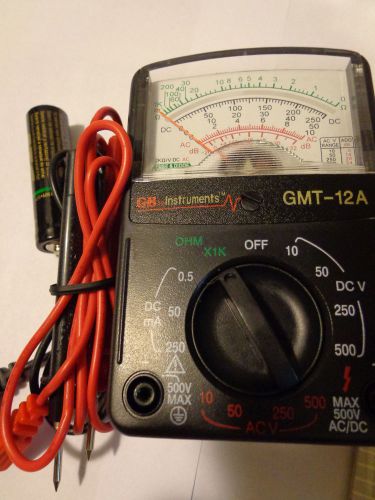 GB Electrical GMT-12A 5-Function 16-Range Analog Multitester