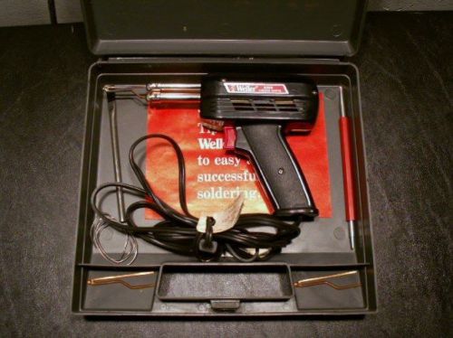 Weller universal 140/100 watts soldering iron w/storage/carrying case model 8200 for sale