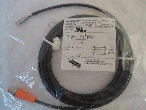 ifm efector Ecomat 400, EVM002  ADOGH040VAS0005H04 cable, 5m (16.4 ft) NEW