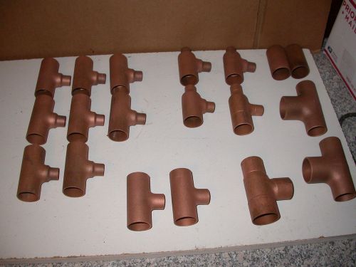 Refrigeration copper reducing tee&#039;s for sale
