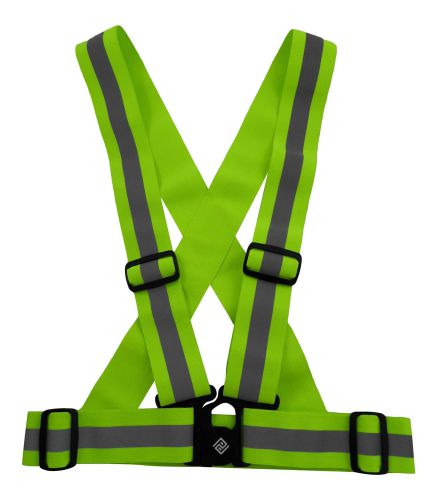 Reflective safety vest belt sports construction walking dog night time dark new for sale