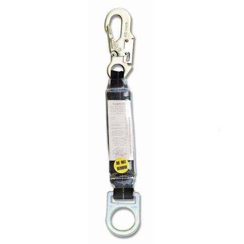 Guardian fall protection 01205 18-inch shock absorbing extension lanyard with for sale