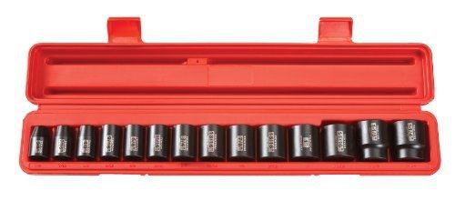 Tekton 48161 1/2-inch drive shallow impact socket set, 3/8-1-1/4-inch, inch, for sale
