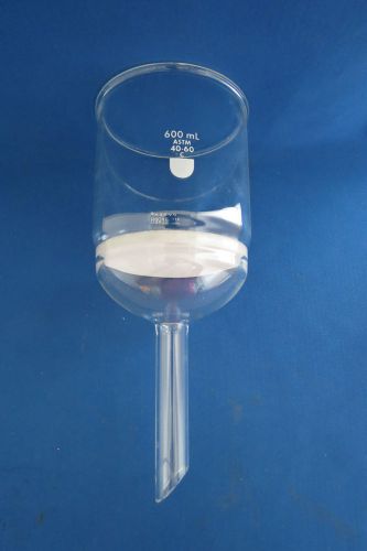 Pyrex Buchner Filter Funnel 36060 600mL Coarse Stained w/ Chip