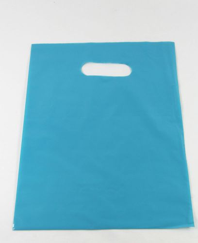50   9&#034; x 12&#034; BLUE  GLOSSY Low-Density Plastic Merchandise or Party Bags
