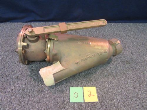 Desanno bronze valve strainer wye 3&#034; x 2-1/2&#034; x 4&#034; military navy ball new for sale