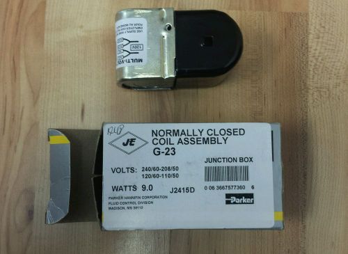 NEW Parker Normally closed Coil assembly G-23 p/n 77360 j2415d