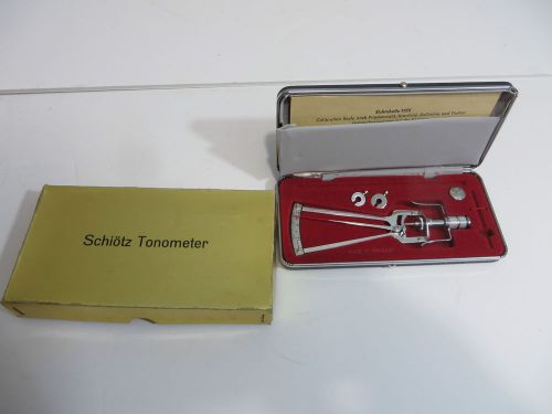 NEW  Schiotz Tonometer  In Case with instructions and original box Germany