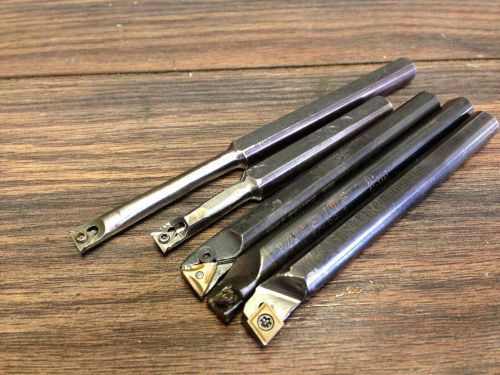 LOT OF VALENITE 3/8 &#034; INDEXABLE TOOL HOLDERS