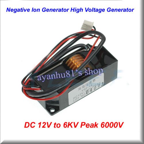 DC 12V to 6KV Peak 6000V Negative Ion Generator High Voltage Generator Module
