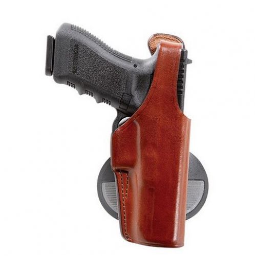 Bianchi 19141 Model 59 Special Agent Paddle Holster Tan Leather LH for Glock 20
