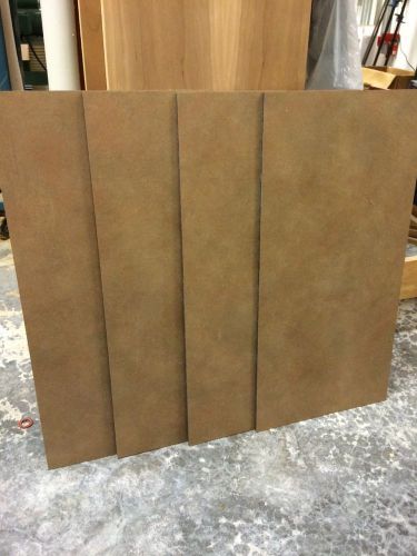Lot of 4 1/4&#034; Arborite Fire Rated Phenolic sheet 11.5&#034; x 23.5&#034; pcs woodworking