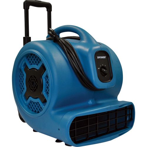 Free shipping xpower air mover w/wheels - 1.0 hp, 3600 cfm, #x-830h for sale