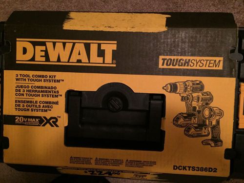 DeWalt 20 Volt Cordless 3-Tool Combo Kit DCKTS386D2