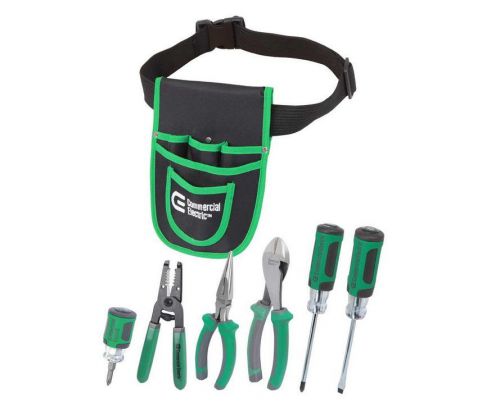 7-piece electrician&#039;s tool set pouch bag home commercial electrical hand tools for sale