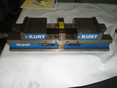 Kurt dl640 double lock milling machine vise for sale