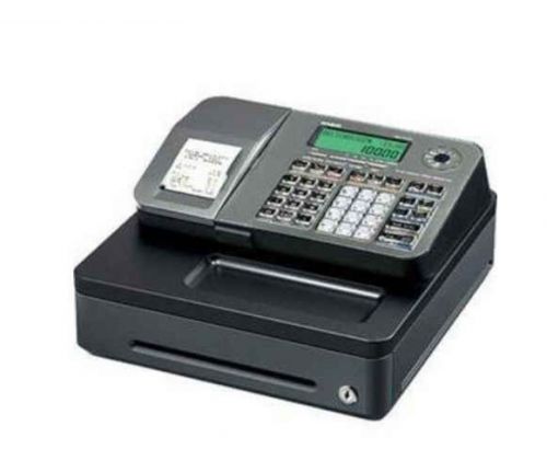 Casio se-s100sc-sr ses100scsr single tape thermal print cash register silver for sale