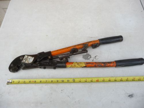 Thomas Betts TBM5S shure stake crimper tool with 3 dies