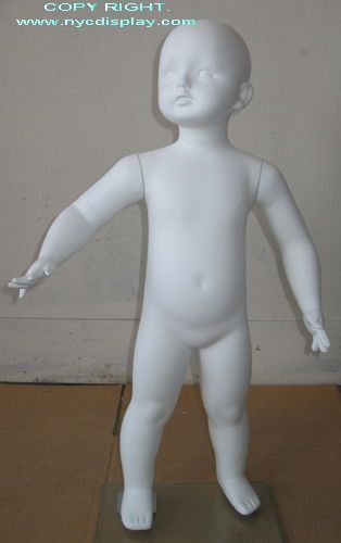 New! White Unisex Child Toddler Mannequin Torso Form 2W