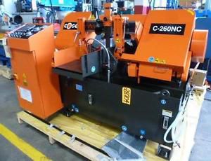 Cosen fully programmable automatic feed horizontal band saw c-260nc new (29180) for sale