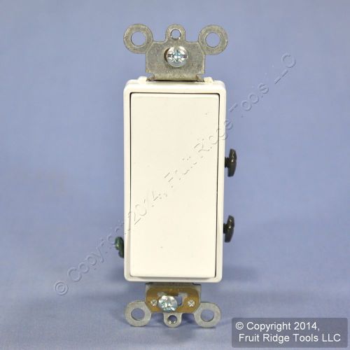Leviton scratched white decora rocker wall light switch 4-way 20a bulk 5624-2w for sale