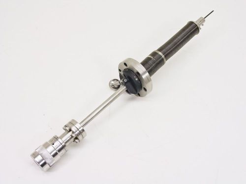 Huntington vacuum chamber manipulator manual rotary motion vernier scale 175oz t for sale