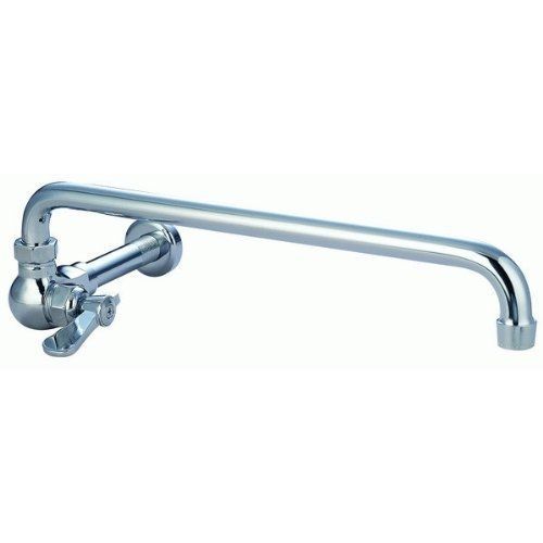AA Faucet Single Wall Mount Wok Range Manual No Lead Faucet with 14&#034; Swivel