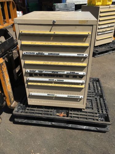 Lista 8-drawer tool crib modular storage cabinet 42&#034; tall 28&#034; wide x 29&#034; deep for sale