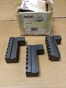 NEW Ridgid 40087 Complete Set of Chuck Jaws for 1224 Pipe Threader