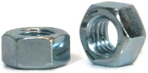 (100) 1/2&#034;-13 hex nuts grade 2 zinc free shipping for sale