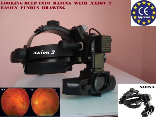 Binocular indirect ophthalmoscope touch / with 20 d lens objective