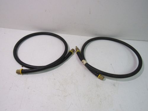 GATES 3/8&#034; 300PSI WP FLAME RESISTANT HYDRAULIC HOSE 42&#034; (LOT OF 2) ***XLNT***