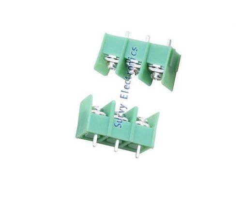 10pcs 3 Pin Barrier Terminal Block Connector 7.62 mm Pitch 300V 20A