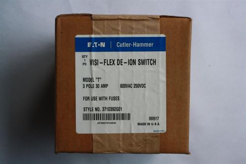 Eaton Cutler-Hammer Visi-Flex Switch 3 Pole 30 amp, Style 371D392G01