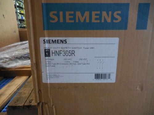 Siemens HNF365R Heavy Duty Safety Switch 600V 400A 3P