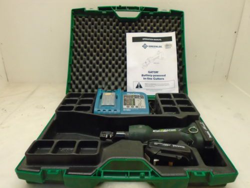 Greenlee | ets8l | gator | battery-powered cable cutter | 120v charger | case for sale
